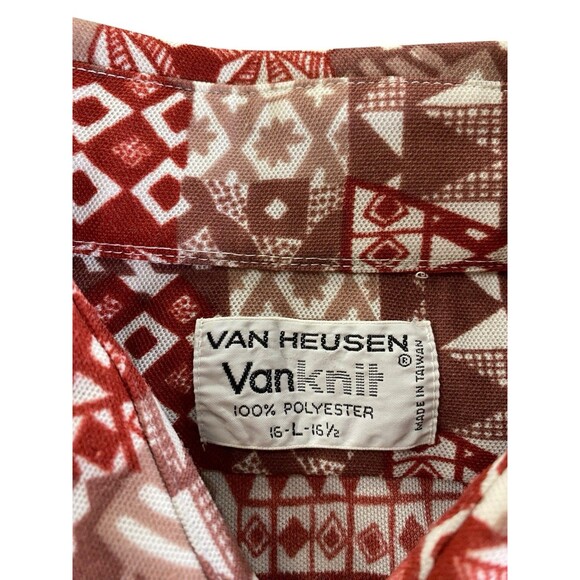 Van Heusen Shirt Mens L Long Sleeve Soft Suede Button Up Pockets Brown Collared - Picture 2 of 9